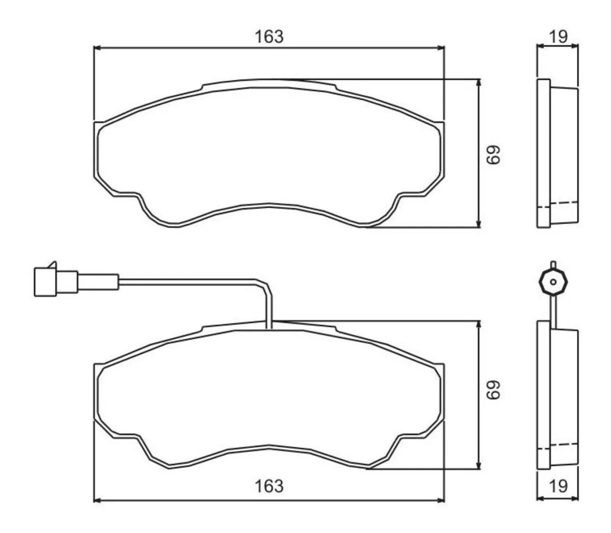 Pastilha De Freio Diant Jumper Ducato Boxer Jurid Hq2260A