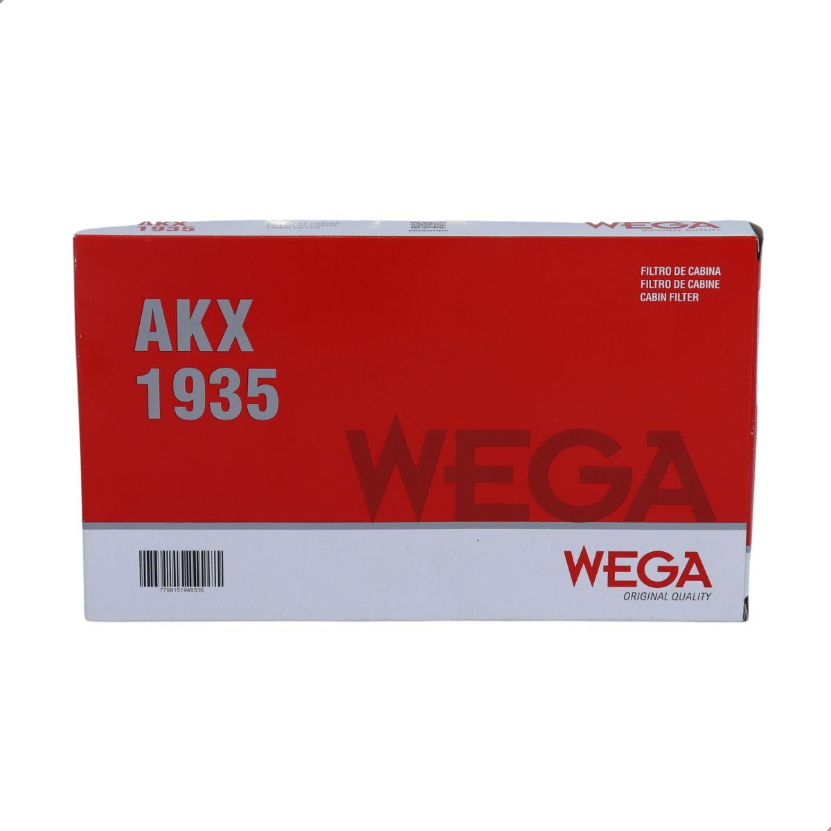 Filtro De Ar Condicionado Discovery Range Rover 193 04 07 Wega Akx1935