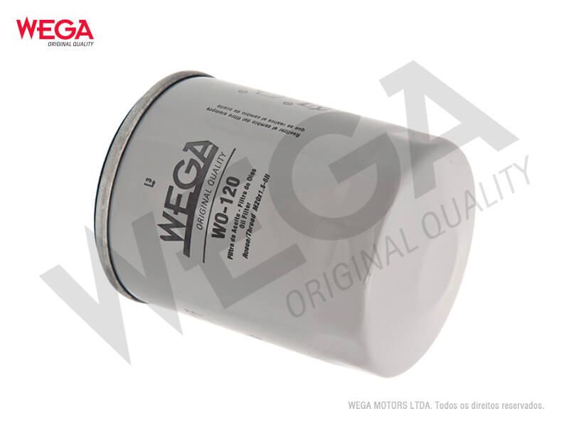 Filtro De Óleo Doblo Grand Siena Palio Honda Civic Renault Fluence Wega Wo120