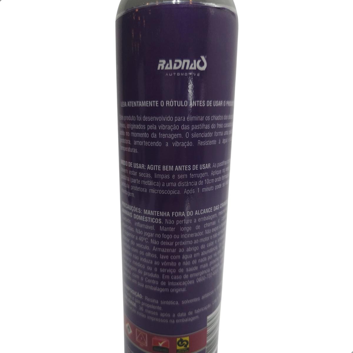 Silenciador Freio Radnaq 300Ml 300Ml Spray Pet