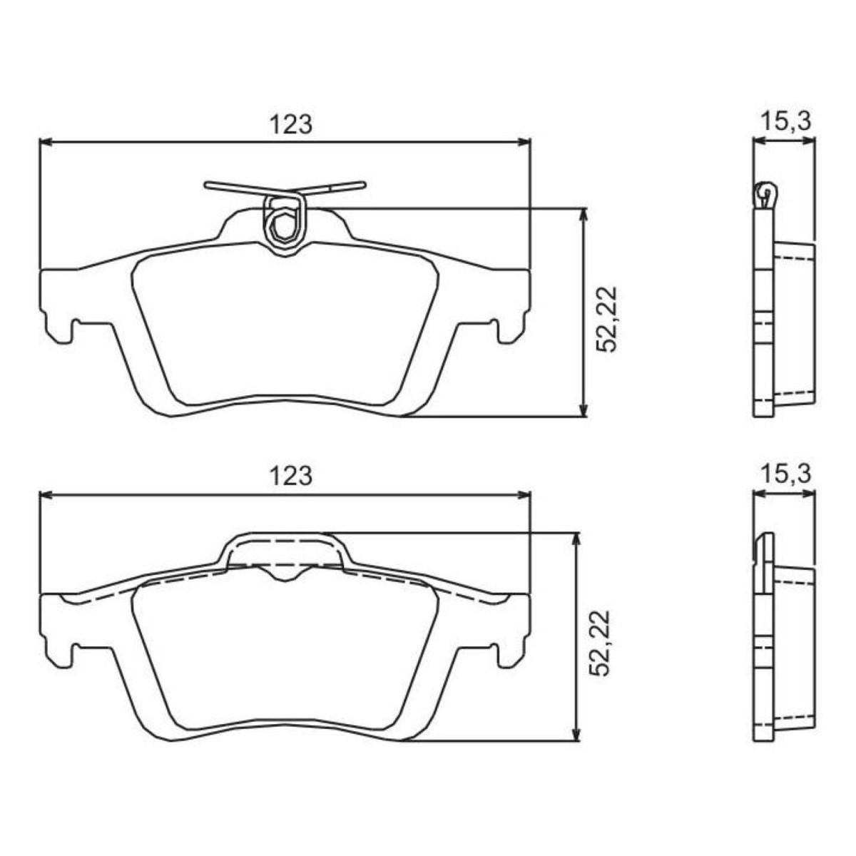 Pastilha De Freio Diant Focus C5 Berlina Volvo Jurid Hq2263