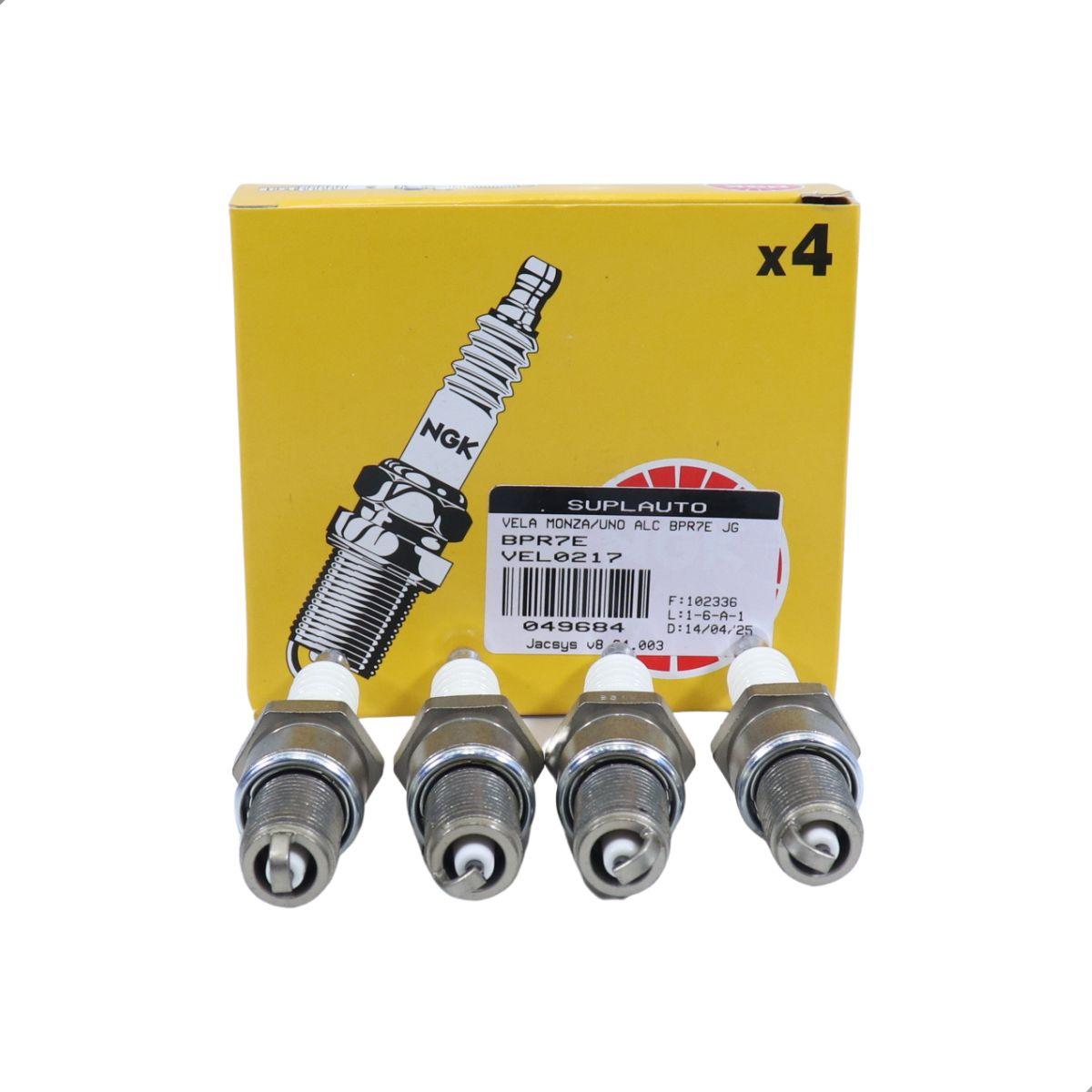 Vela De Ignição Audi 100 Fiat Elba Premio Tempra Ngk Bpr7E