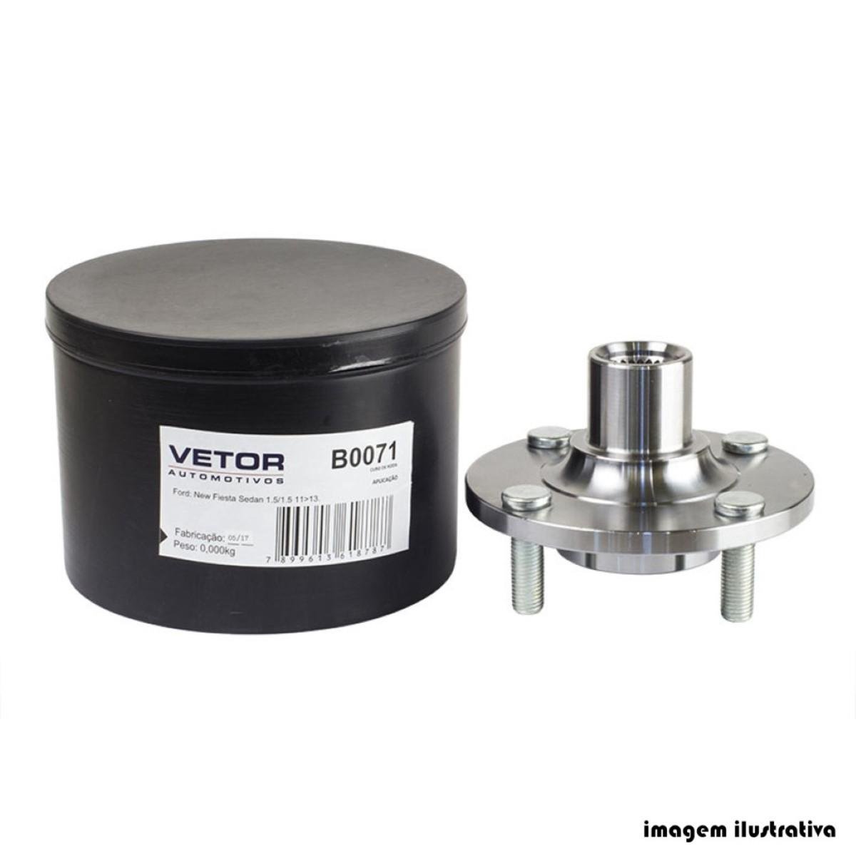 Cubo De Roda New Fiesta 1.5 1.6 2011/2013 Vetor B0071