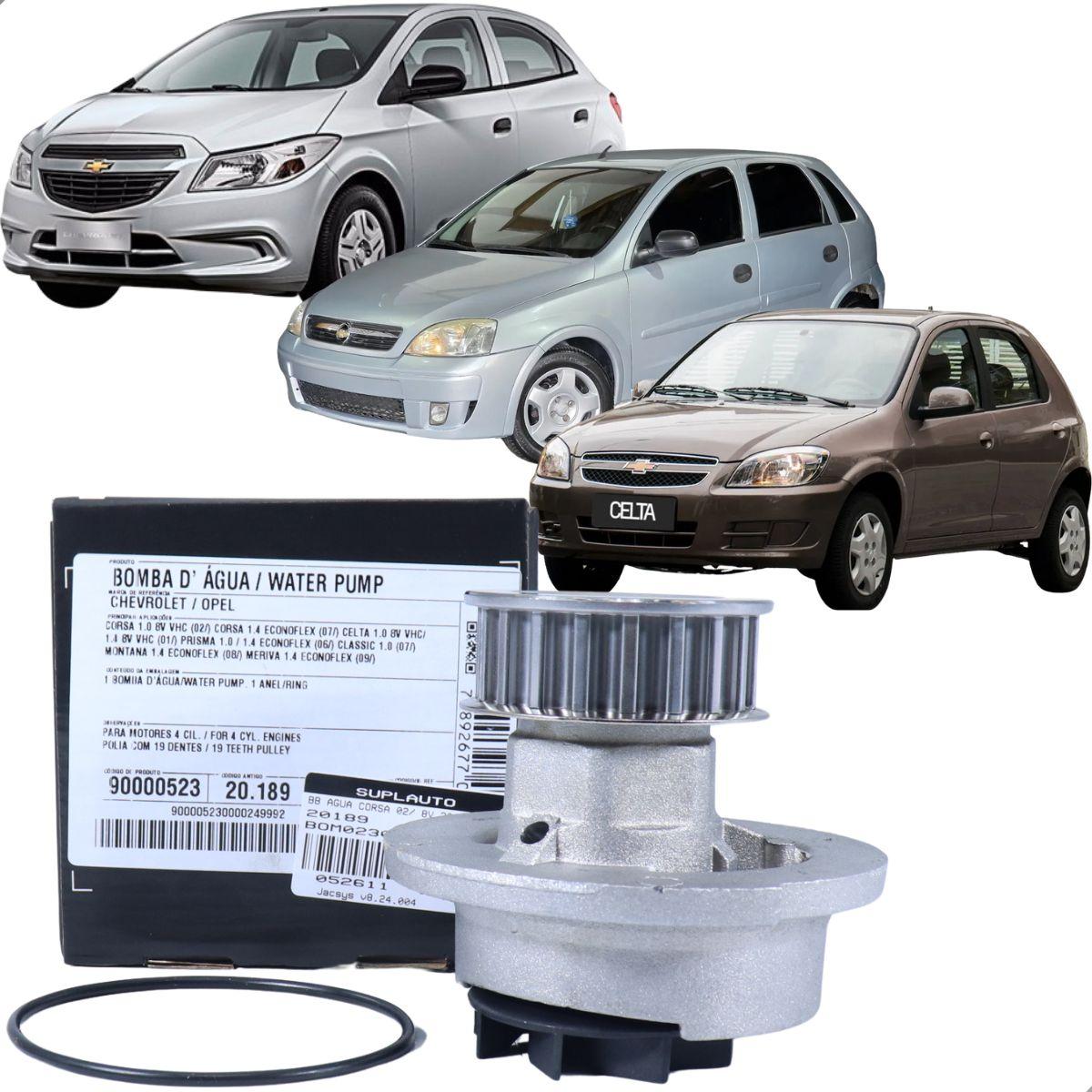 Bomba De Agua Celta Corsa Cobalt Onix Prisma Schadek 20189