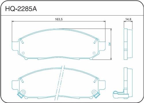 Pastilha Freio Diant Pathfinder Xterra 2005/ Jurid Hq2285