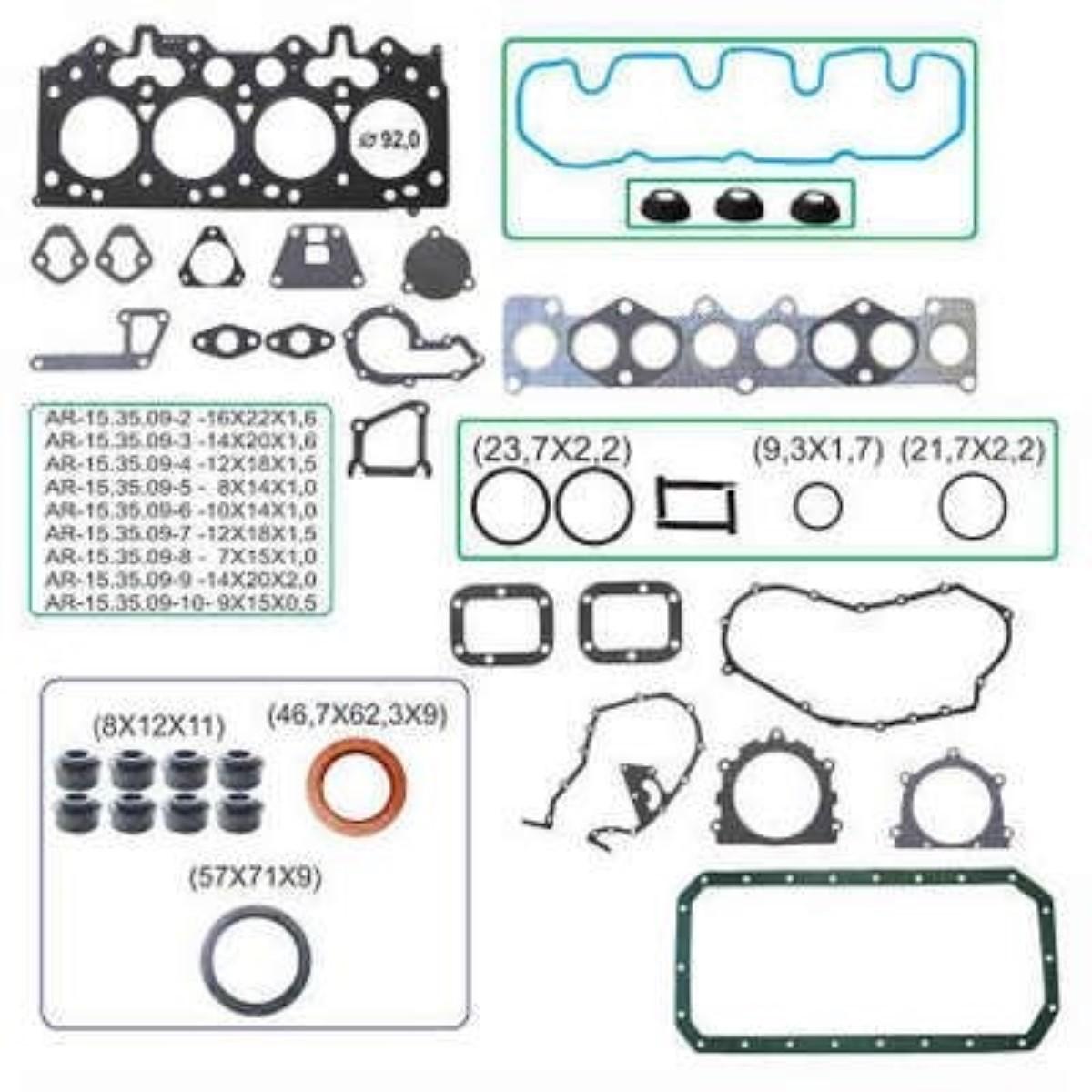 Junta Do Motor Ranger 02/ Power Stroke 2.8 Bastos 131075Pk3R