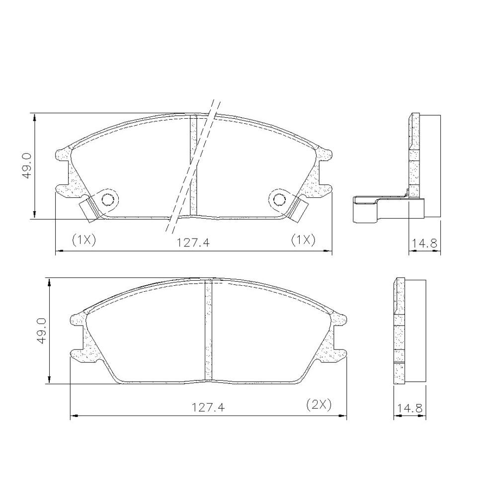 Pastilha De Freio Hyundai Accent S-Coupe Jac J3 Turin Fras-Le Pd382