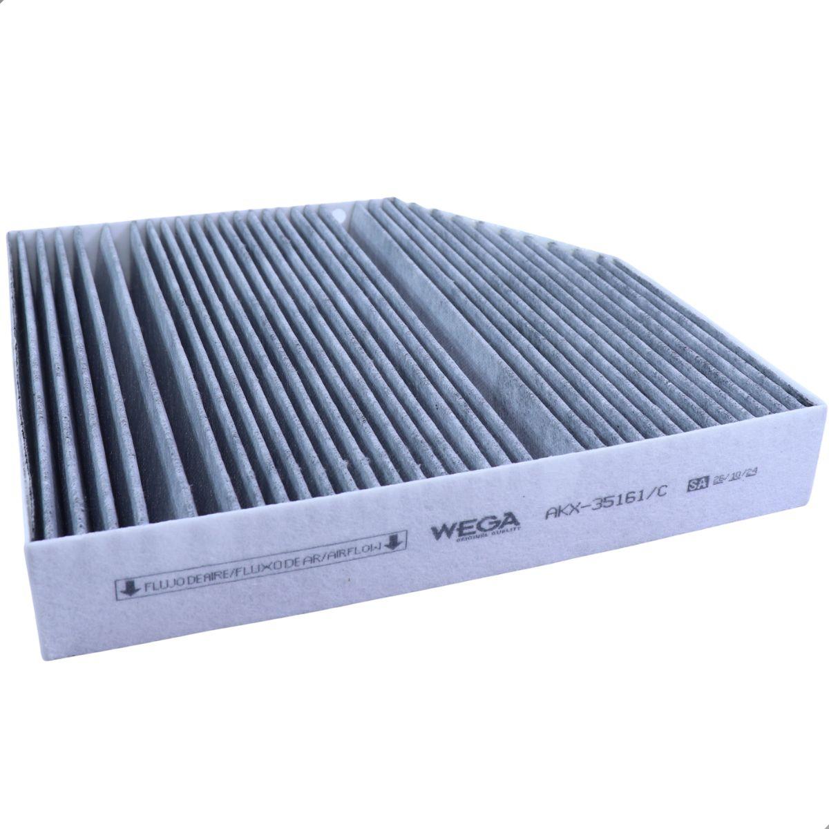 Filtro Cabine Mb Amg C 43 63 C 180 200 300 Glc 250 43 Wega Akx35161C