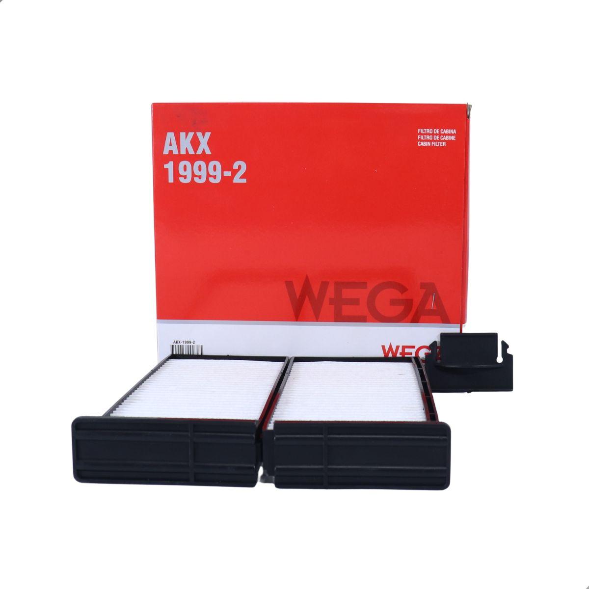 Filtro De Ar Condicionado L200 Pajero 10 Triton Dakar 09 Tds Wega Akx1999