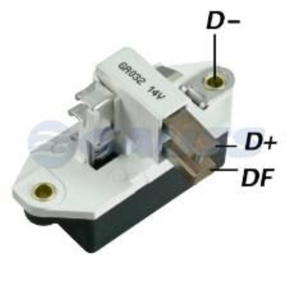 Regulador Voltagem Kadett Ipanema Monza Uno Premio Elba Tempra Gauss Ga0032