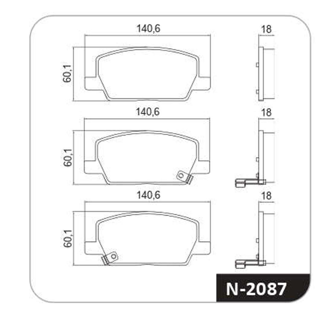 Pastilha Freio Dianteira Gm Tracker 1.4 16V Cobreq N2087