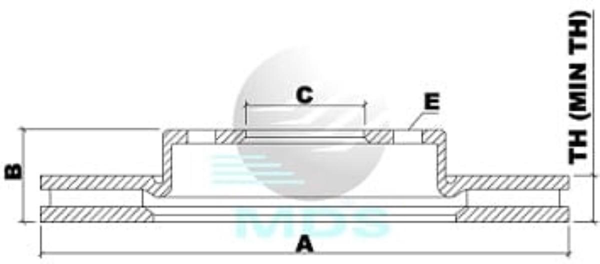 Disco De Freio Captur Duster Oroch Mds D705B