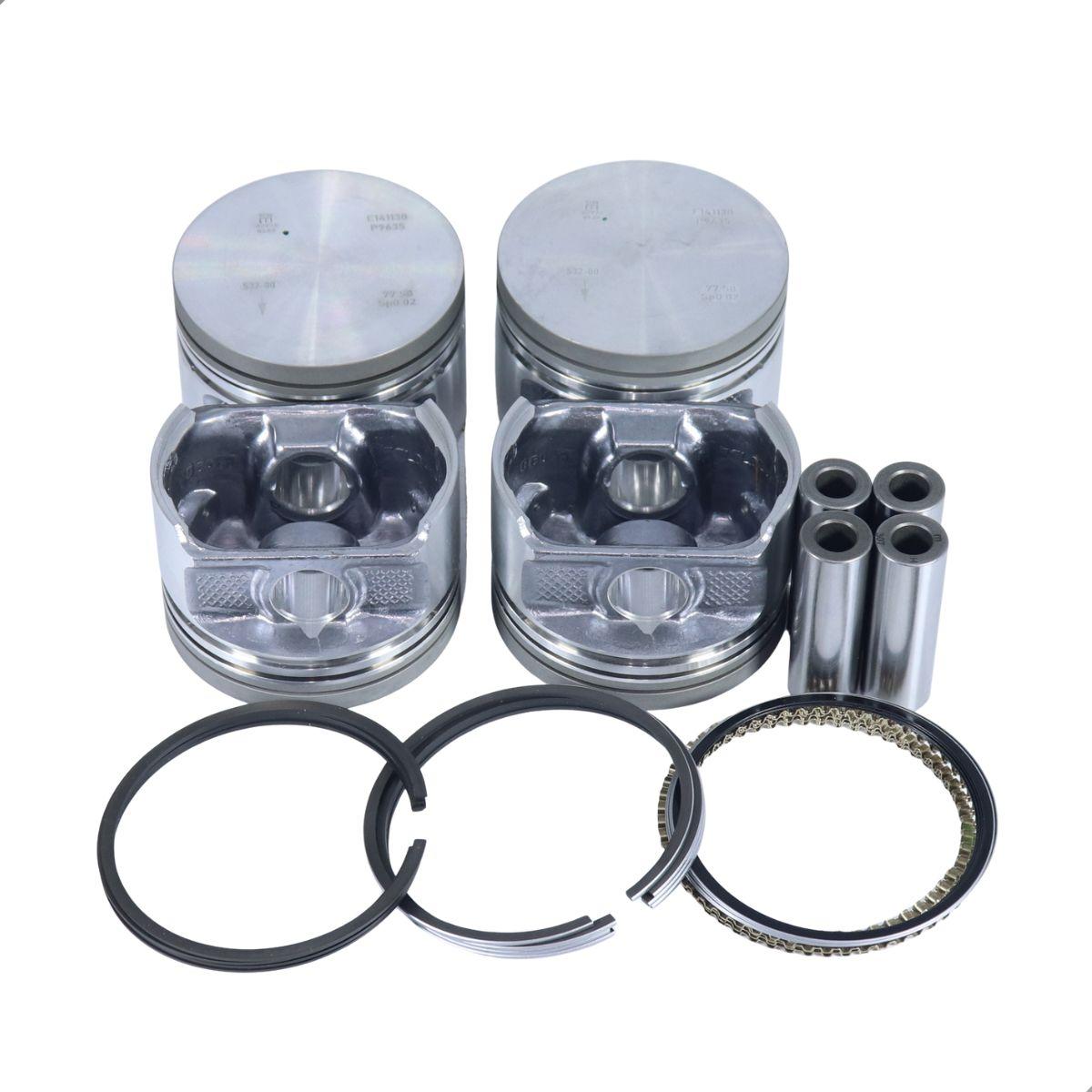 Pistao Corsa Cobalt Agile Prisma 1.4L Flex 0.50 Metal Leve Metal Leve Pa9635/50