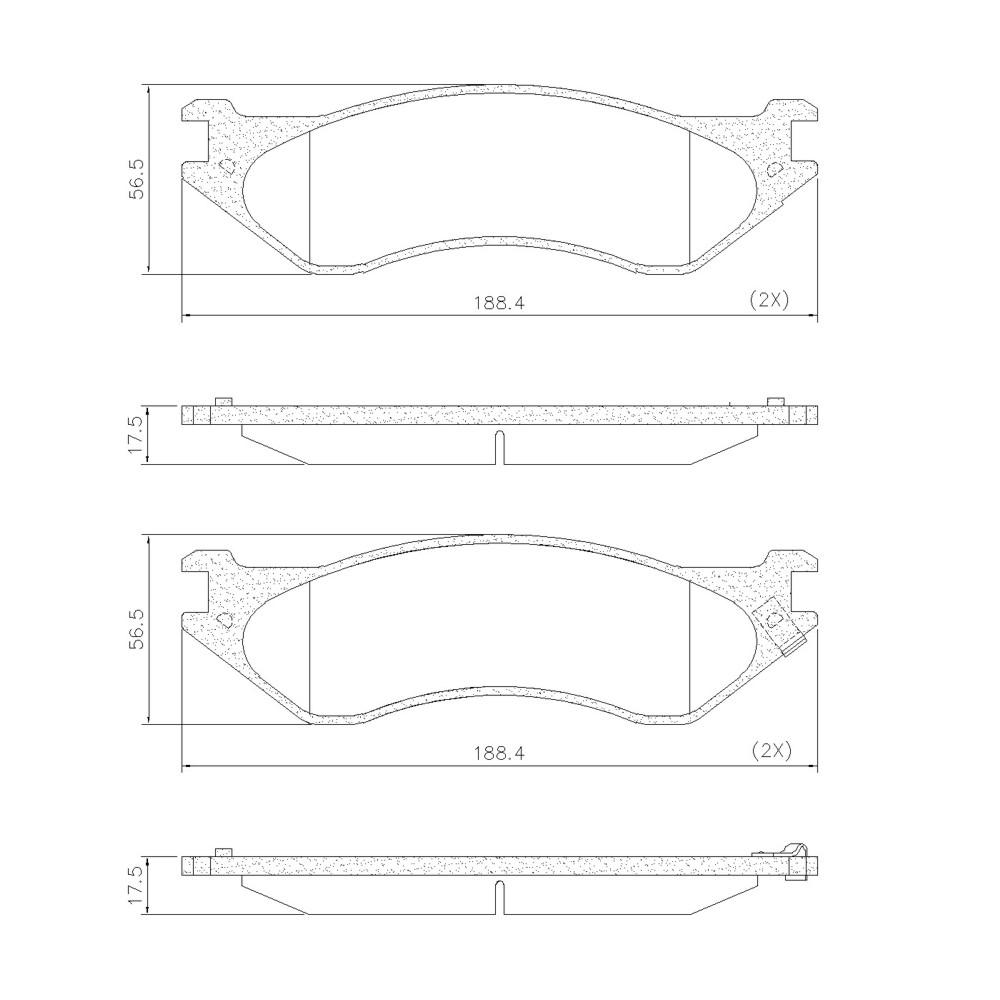 Past Fr F150/250/Expedition Pd565 F150/Navigator 97/ D-Ram 06/ T