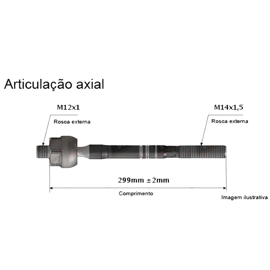 Axial Direcao Twingo Safrane 1994/ Viemar 680040
