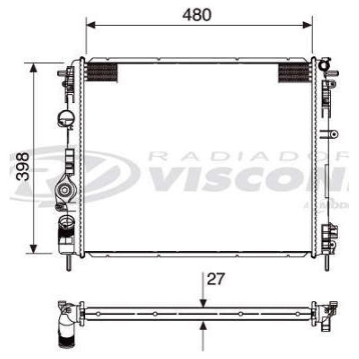 Rad Clio 99/ C/Ac Rv2903 Clio 99/ 1.0/6 C/Ac