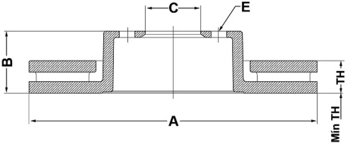 Disco Freio Dianteiro Volvo S60 2.3 2.4 2.5 S80 2.8 2.9 Fremax Bd4046