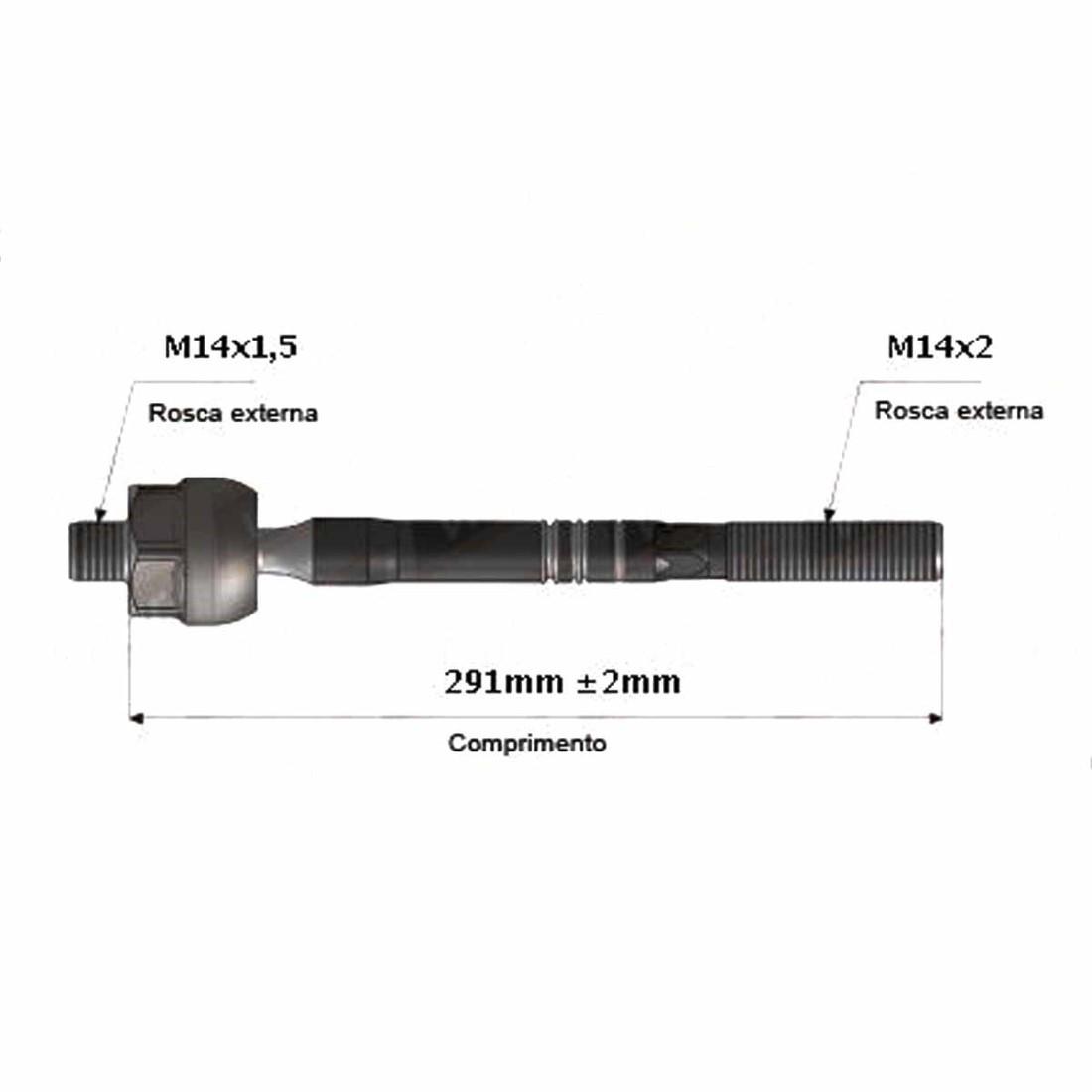 Axial Direcao Mecanica Fiesta 2002 A 2014 Viemar 680185
