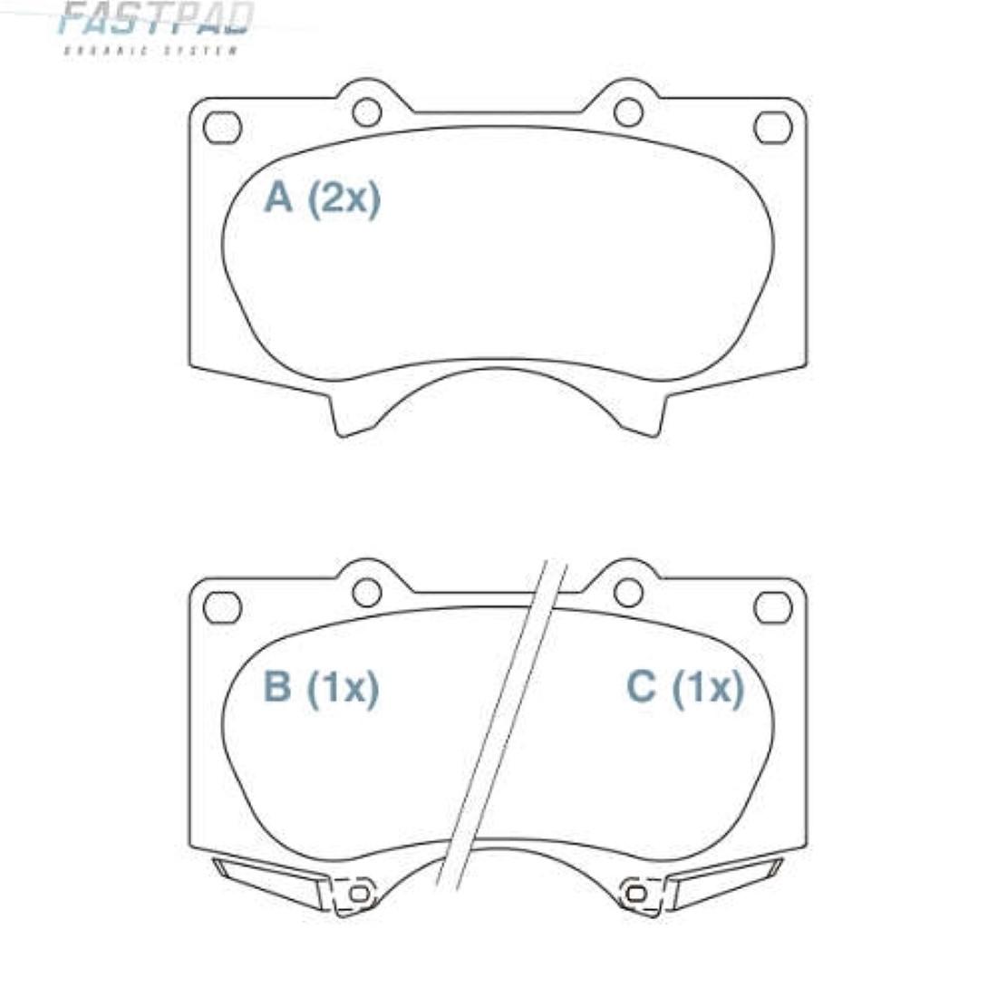 Pastilha Freio Diant Ceram Pajero Full 2009/ Willtec Fp697