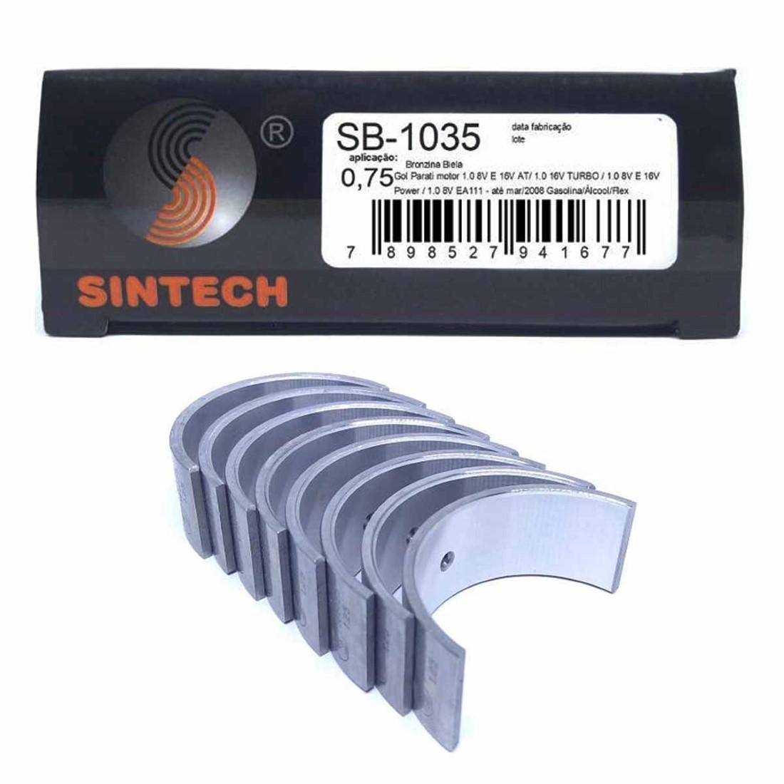 Bronzina Biela Gol Fox Parati 1.0 1997/ Sintech Sb1035/75