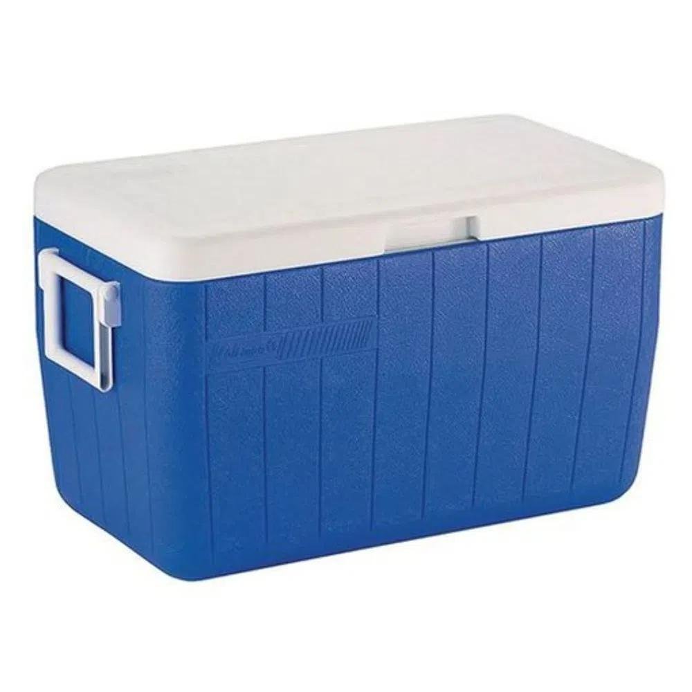 Caixa Termica Coleman Azul 48Qt Invicta 101387481310