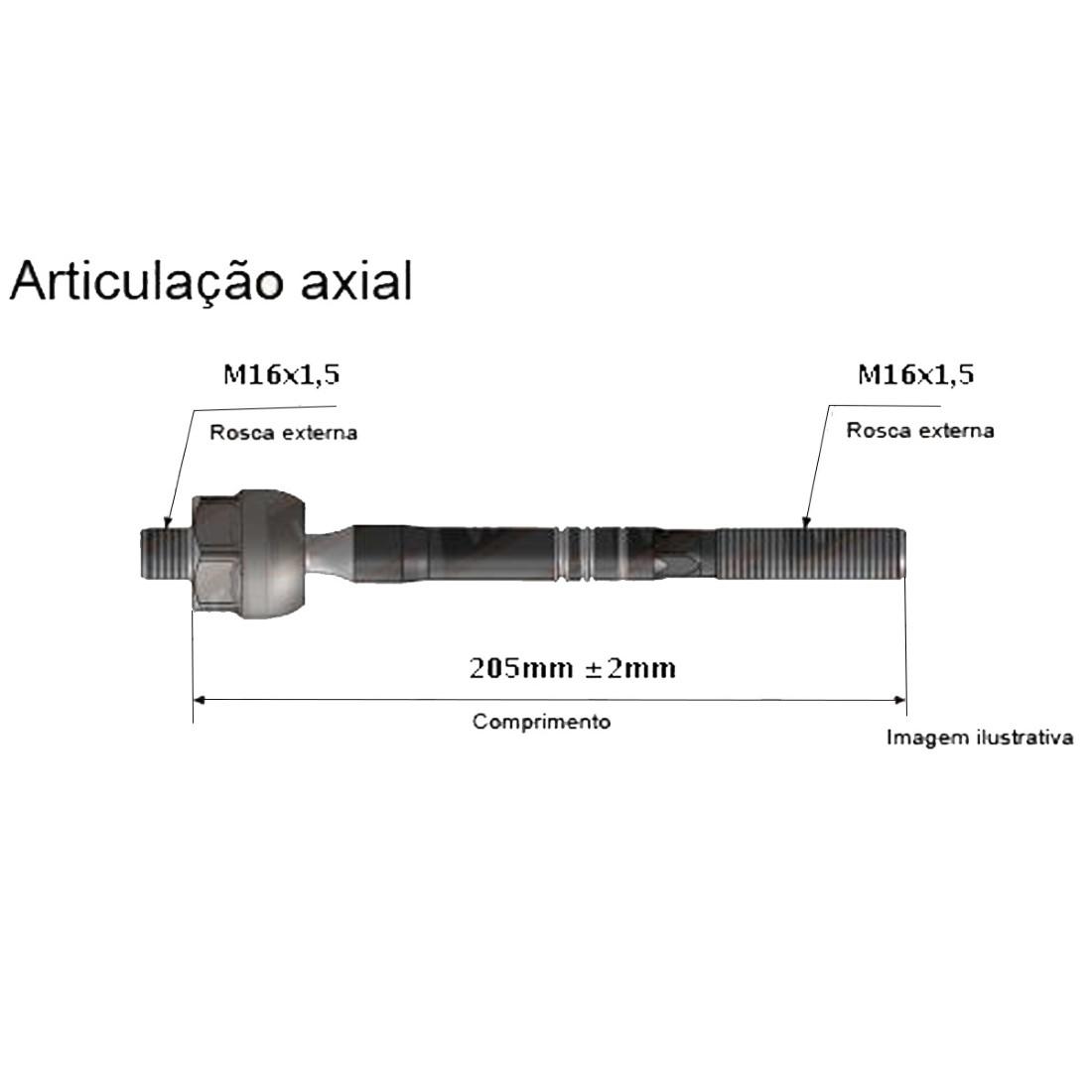 Axial Direcao Pajero Full 2001/2007 Viemar 680263