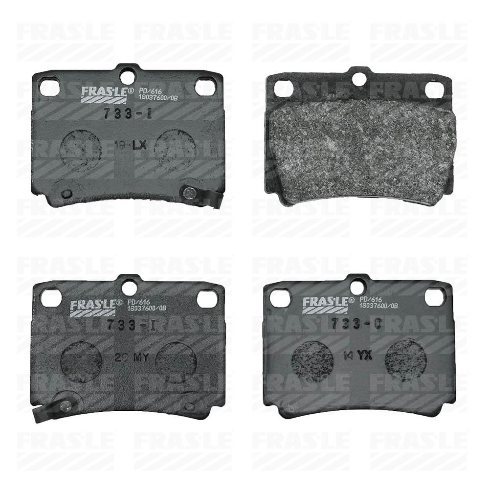 Pastilha De Freio Traseira Pajero 2004/ Montero 1997/ Frasle Pd616