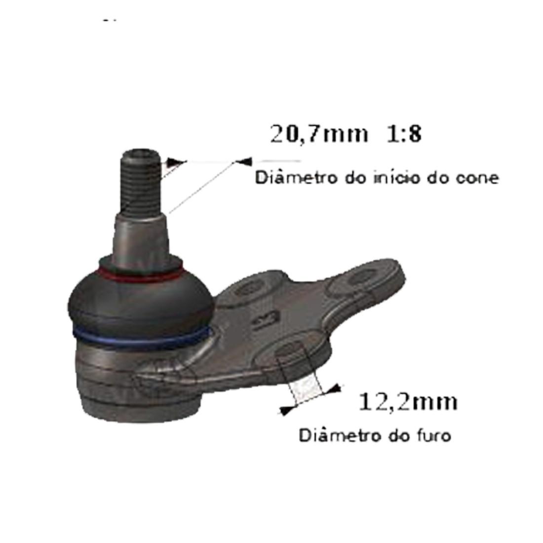 Pivo Inferior S10 Trailblazer 2012/2016 Viemar 503325