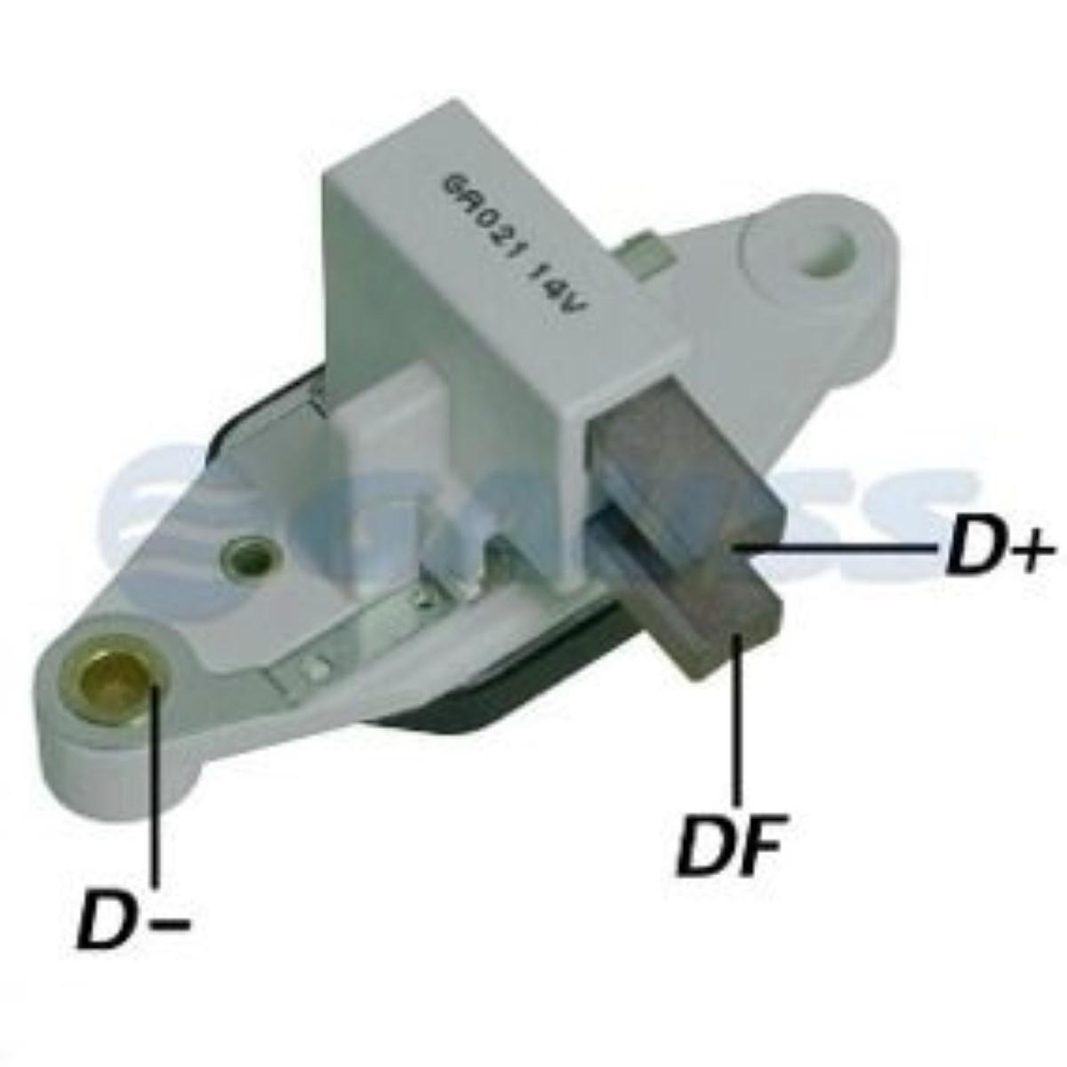 Regulador Voltagem Ford Versailles Royalle Vw Santana Quantum Gauss Ga0021