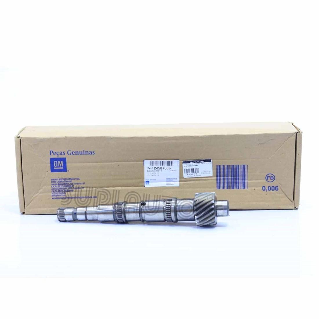 Eixo Piloto Pinhao Entalhado 18 Dentes Original Gm 24587686