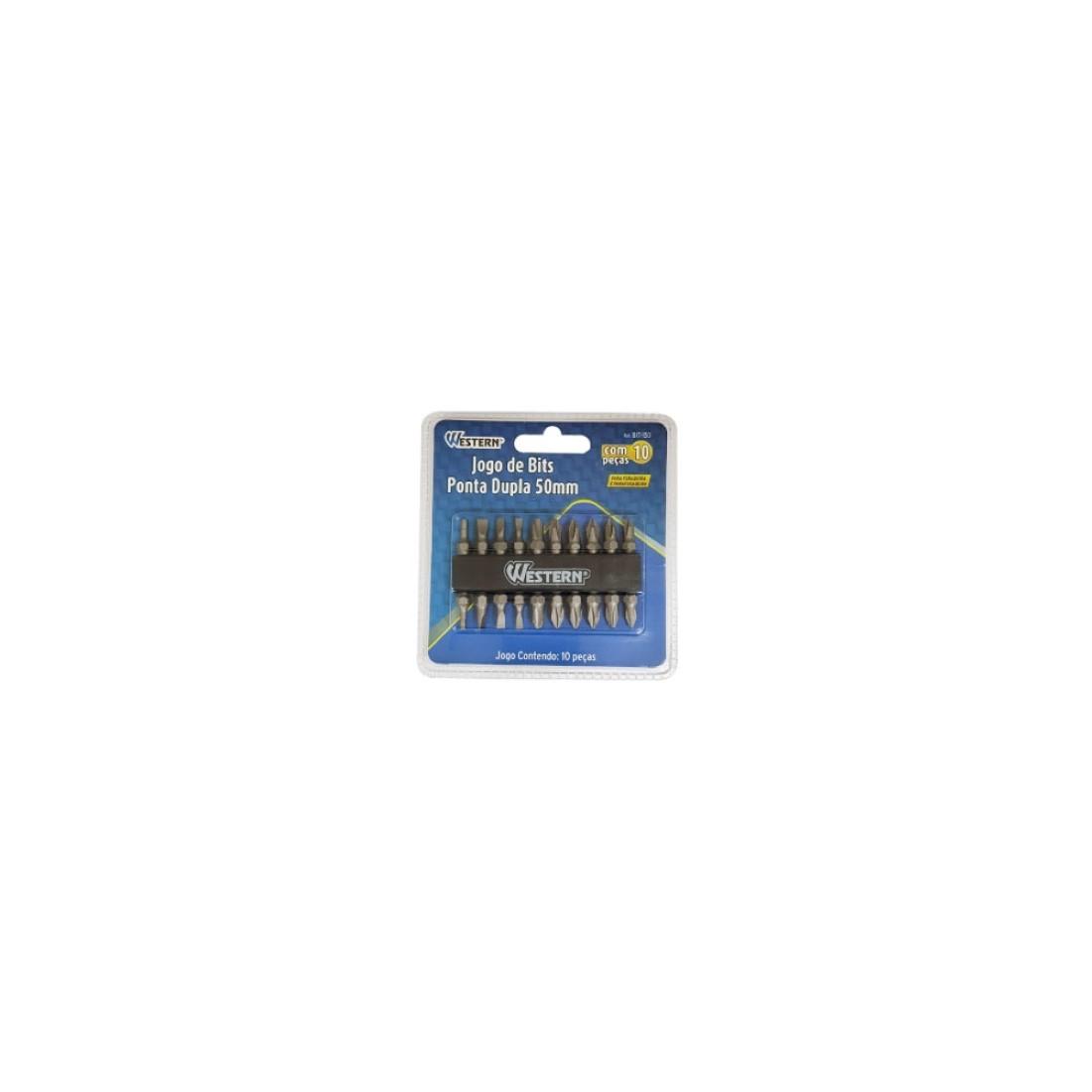 Jogo Bits 50Mm 10 Pecas Western Bit150