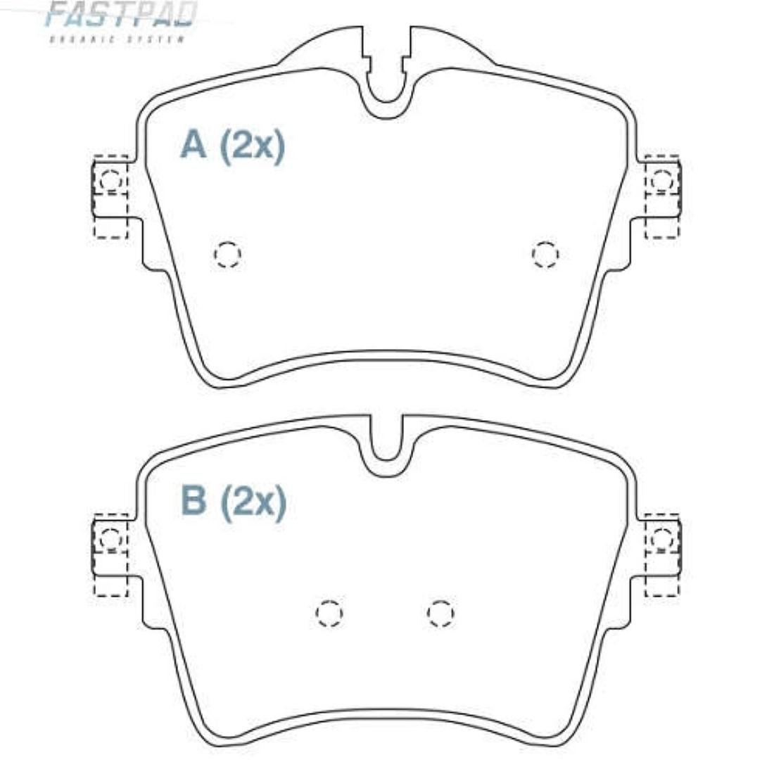 Pastilha Freio Diant Ceram Bmw Serie 1 2 3 5 Willtec Fp983