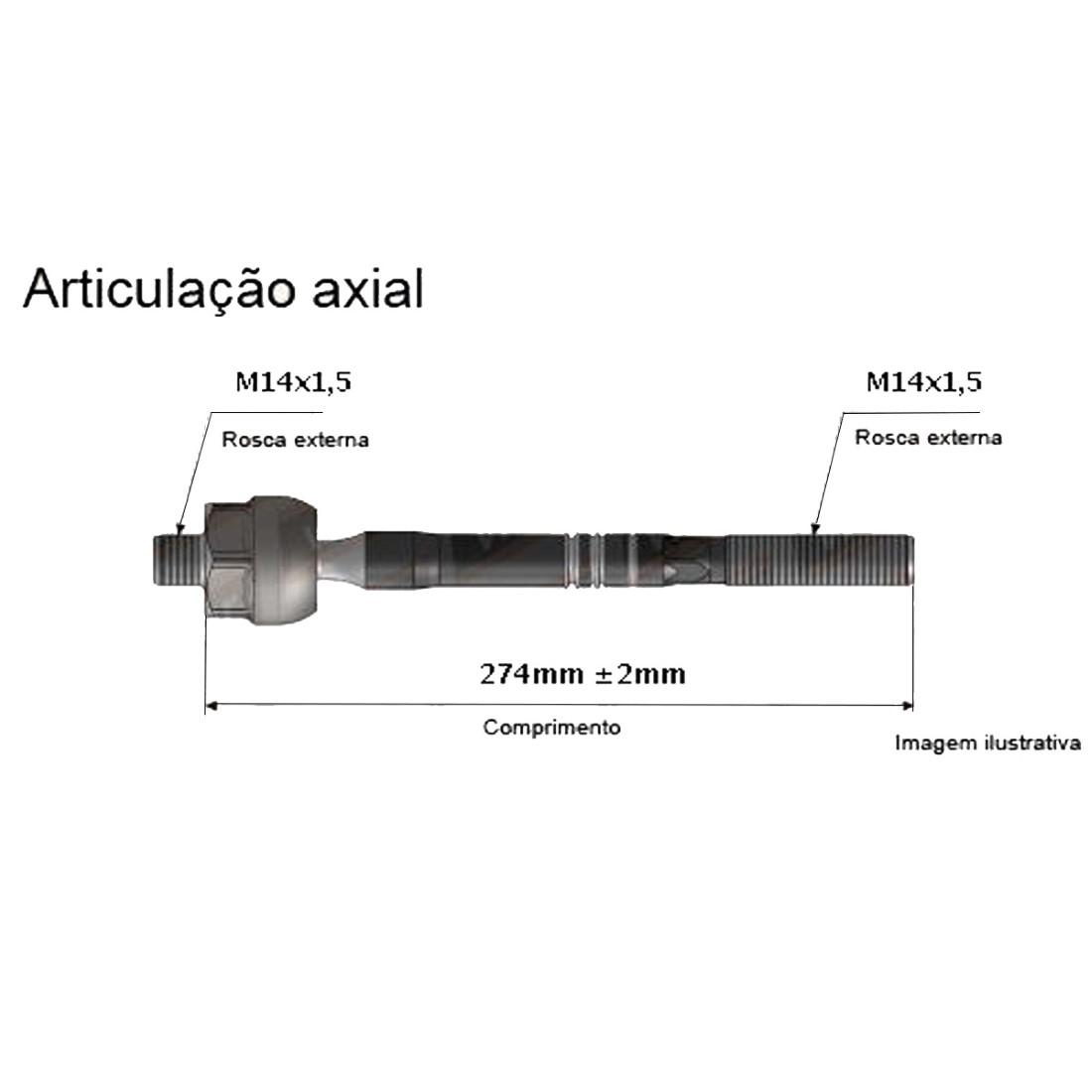 Axial Direcao Fiat Punto Linea 2008/ Viemar 680320