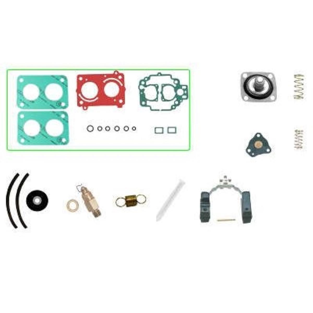 Kit Carburador Completo Vw Gol Voyage Parati Escort 1.6 1.8 Bastos 312314