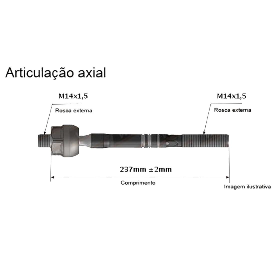 Axial Direcao Toyota Corona 1992/1998 Viemar 680069