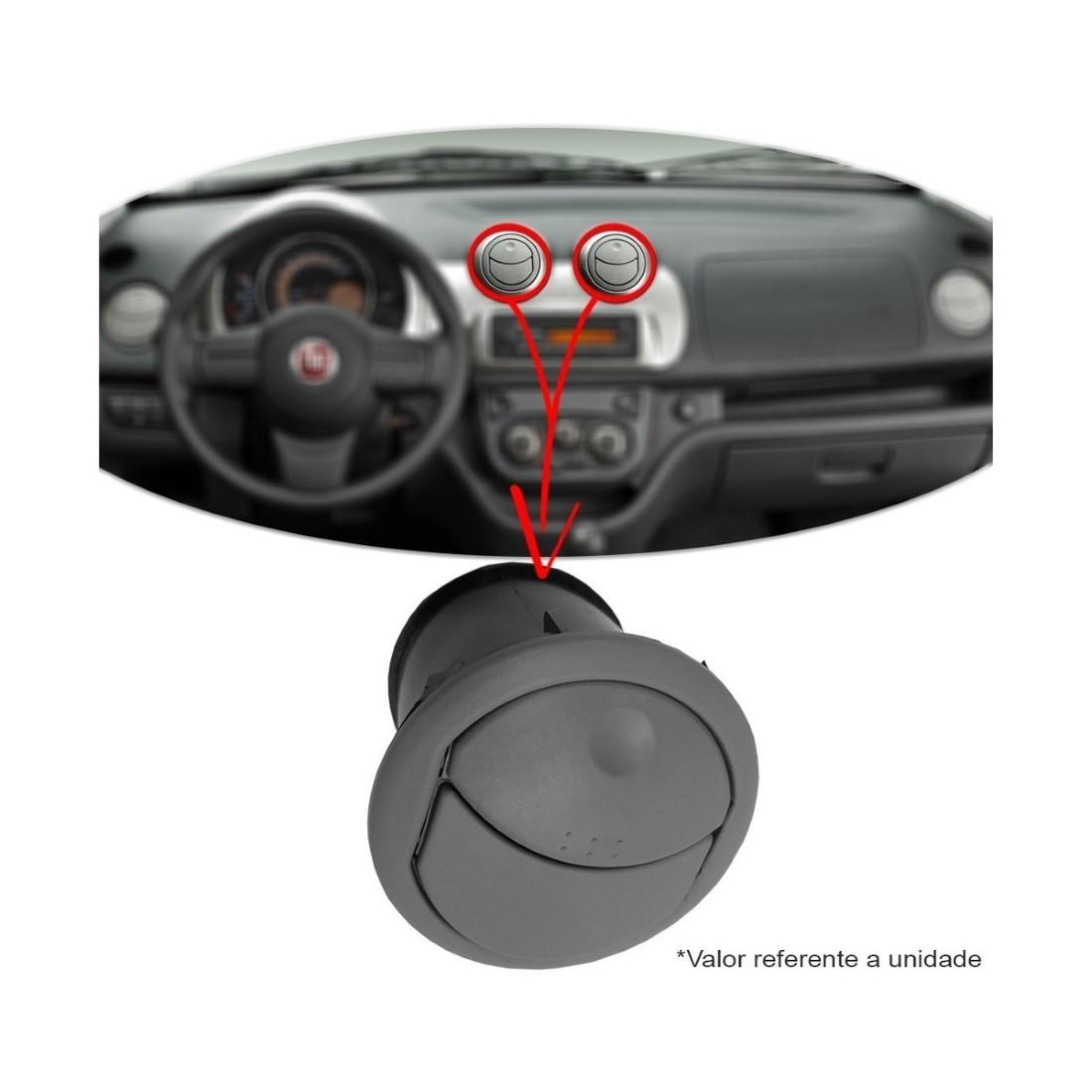 Difusor Saida Ar Central Uno 2011/ Original Fiat 100191592