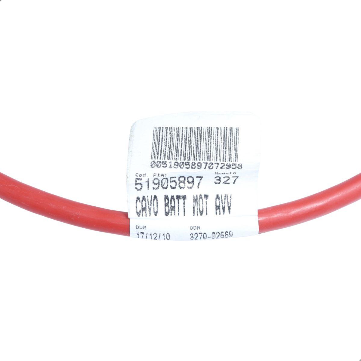 Cabo Bateria Positivo Palio Strada Fiorino Fiat 51905897