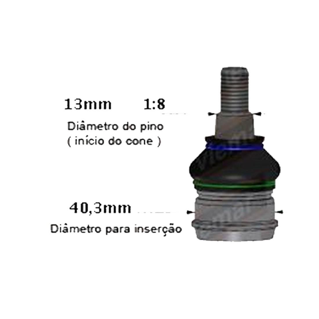 Pivo Suspensao Fiat 147 Elba Fiorino Uno 1985/ Viemar 503110