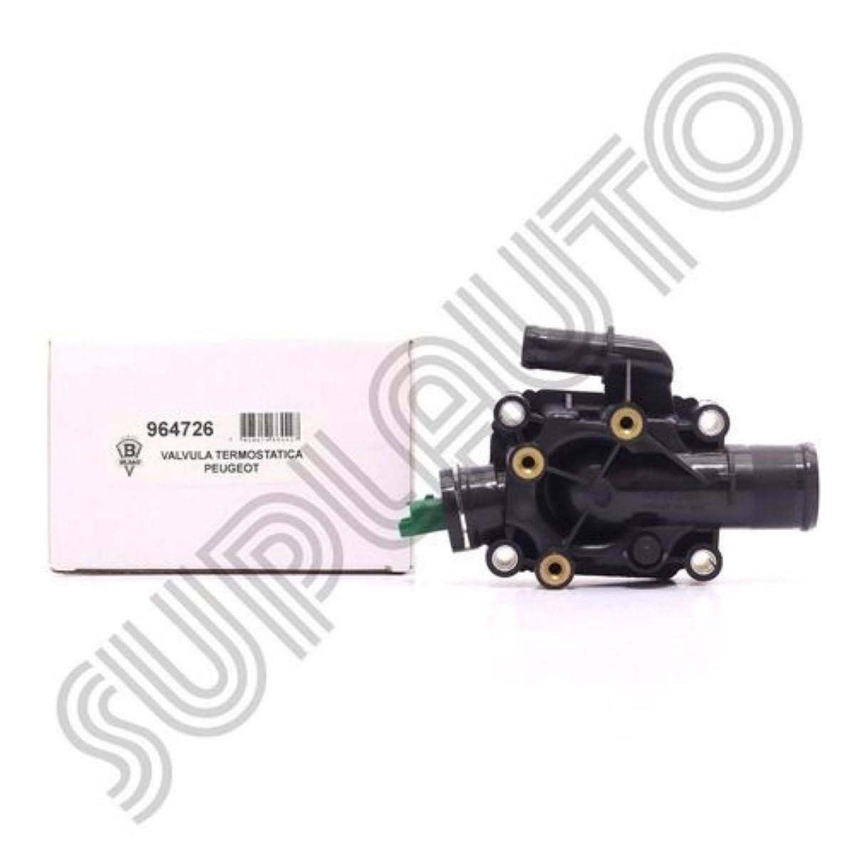 Carcaça Valvula Termostatica Peugeot 206 207 308 Citroen C3 C4 Bilbao 964726