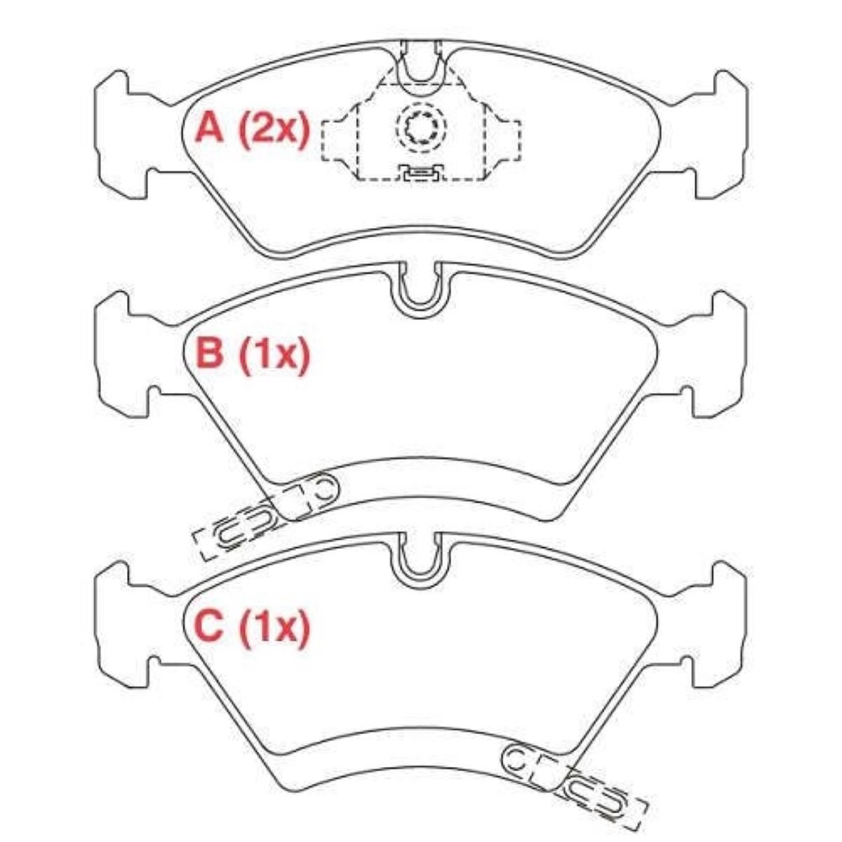 Pastilha De Freio Dianteira Fastpad Meriva Zafira 14 Willtec Fp114