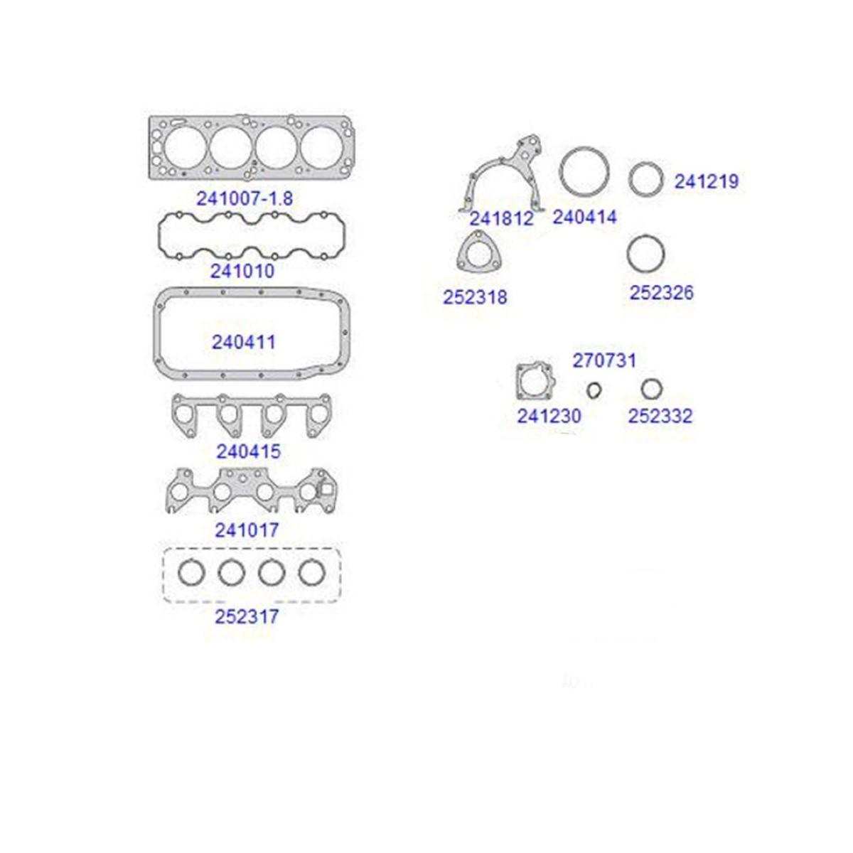 Junta Do Motor Agile Prisma Cobalt Agile 1.4 Taranto 244000