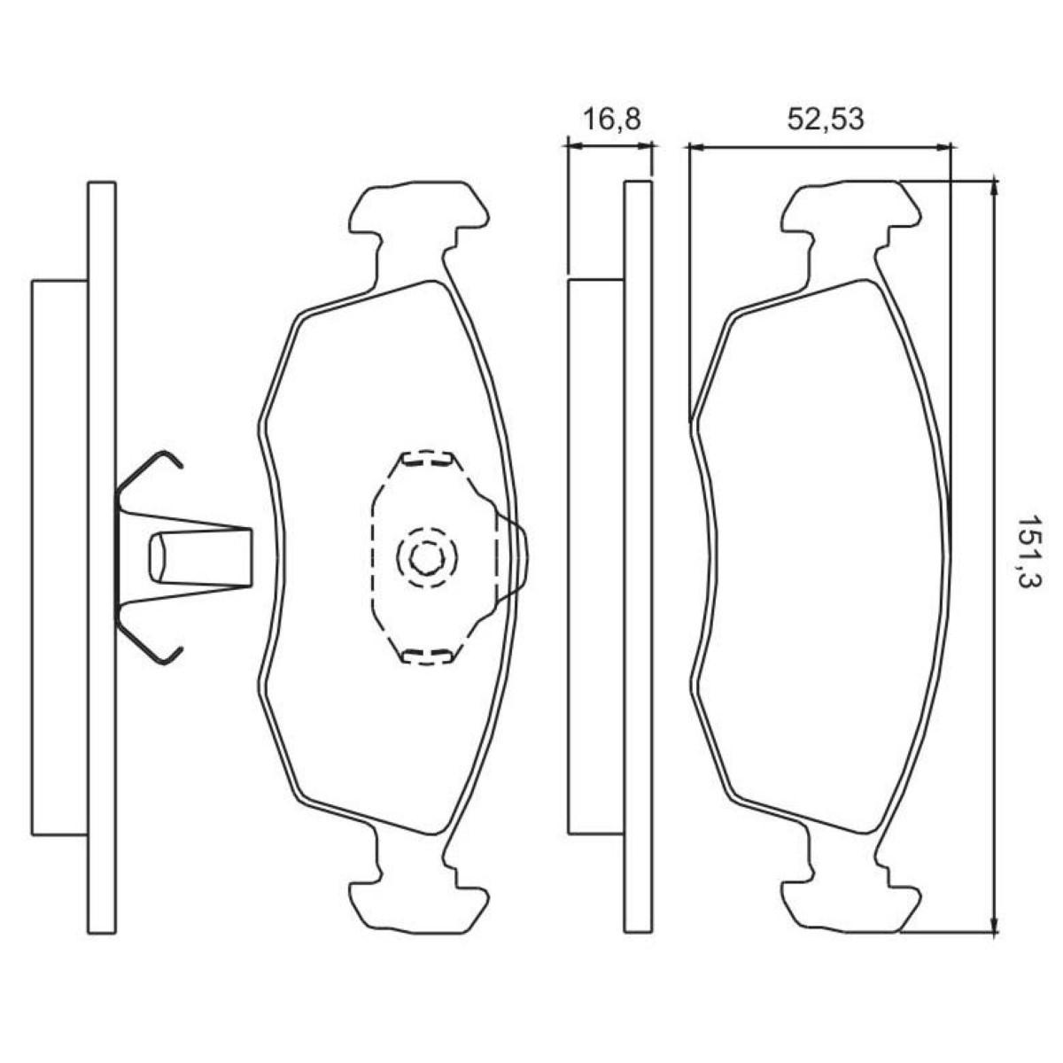Pastilha Freio Diant Fiat Idea 02/ Linea 08/ Jurid Hq2183