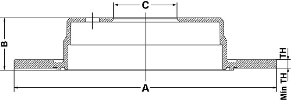 Disco Freio Traseiro Mb A190 W168 1999/2005 Fremax Bd2113