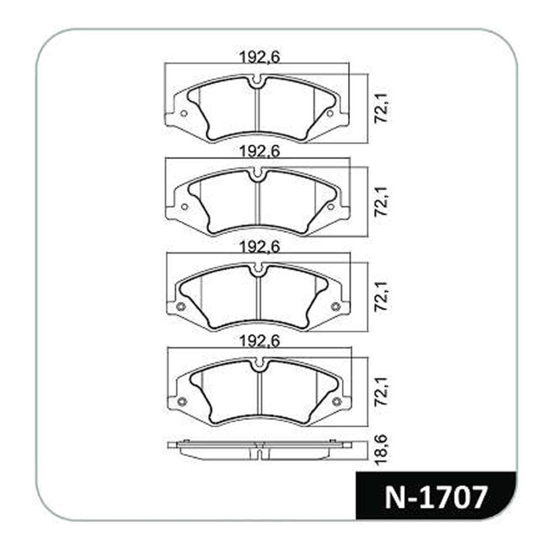 Pastilha Freio D Land Rover Discovery Range Rover Cobreq N1707