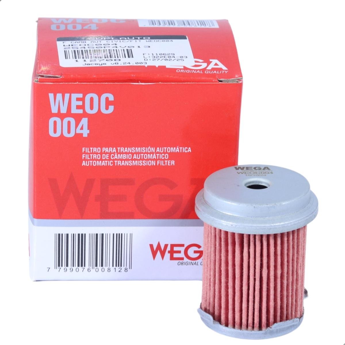 Filtro Cambio Automatico Honda Civic City Cr-V Hr-V Accord Wega Weoc004
