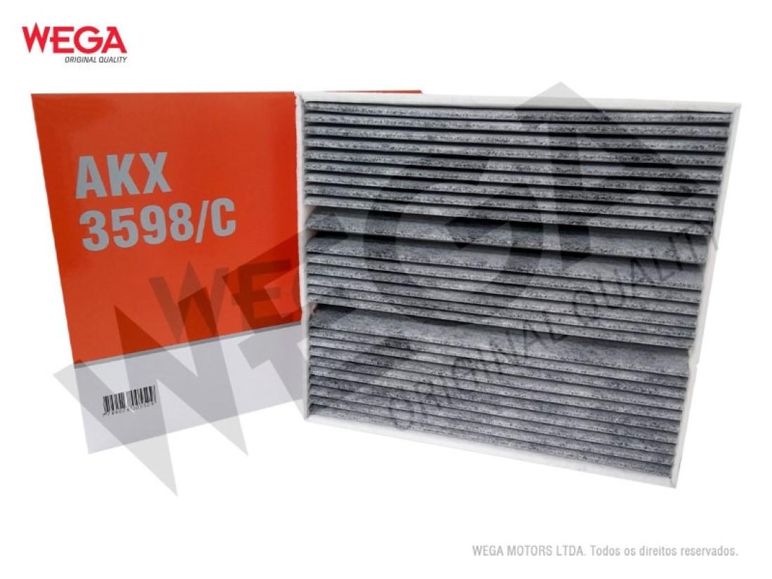 Filtro Cabine Mb Classe A A200 A250 Cla200 Cla250 2019/ Wega Akx3598/C