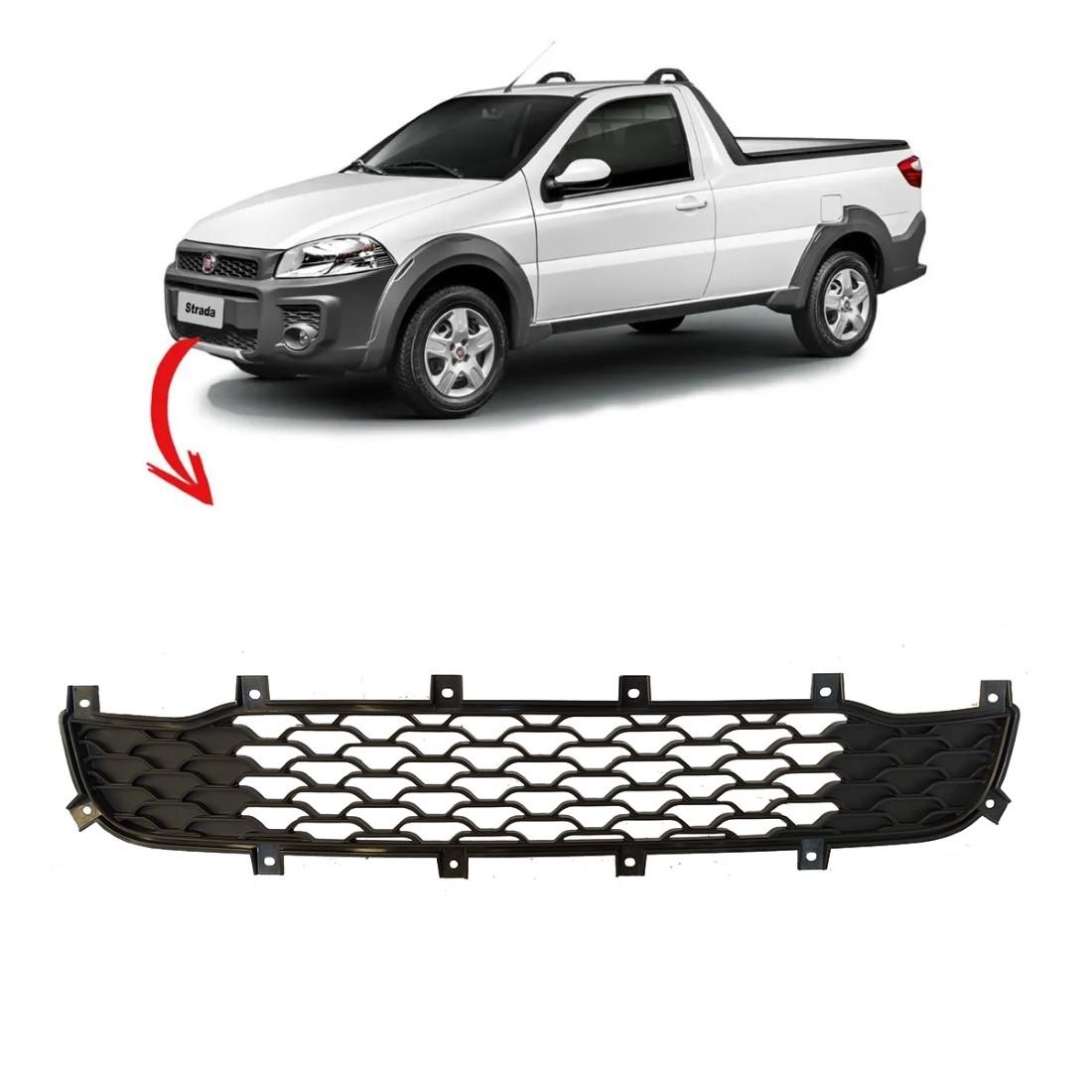 Grade Inferior Do Parachoque Strada 2013/ Fiat 100242219