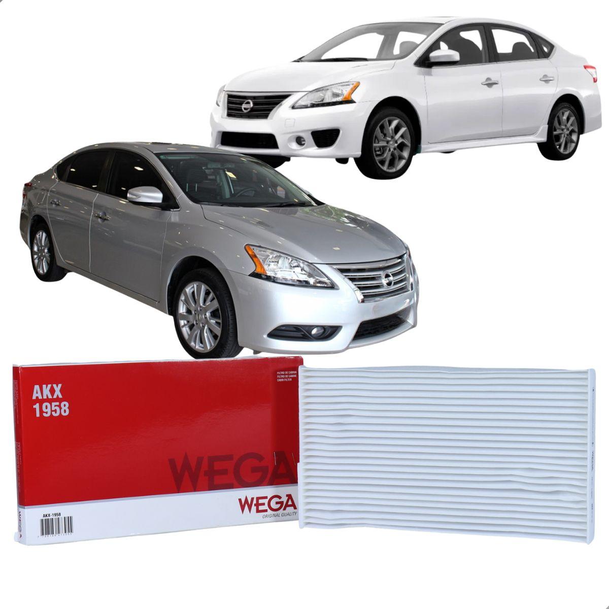Filtro De Ar Condicionado Sentra 14 2.0 16V Wega Akx1958