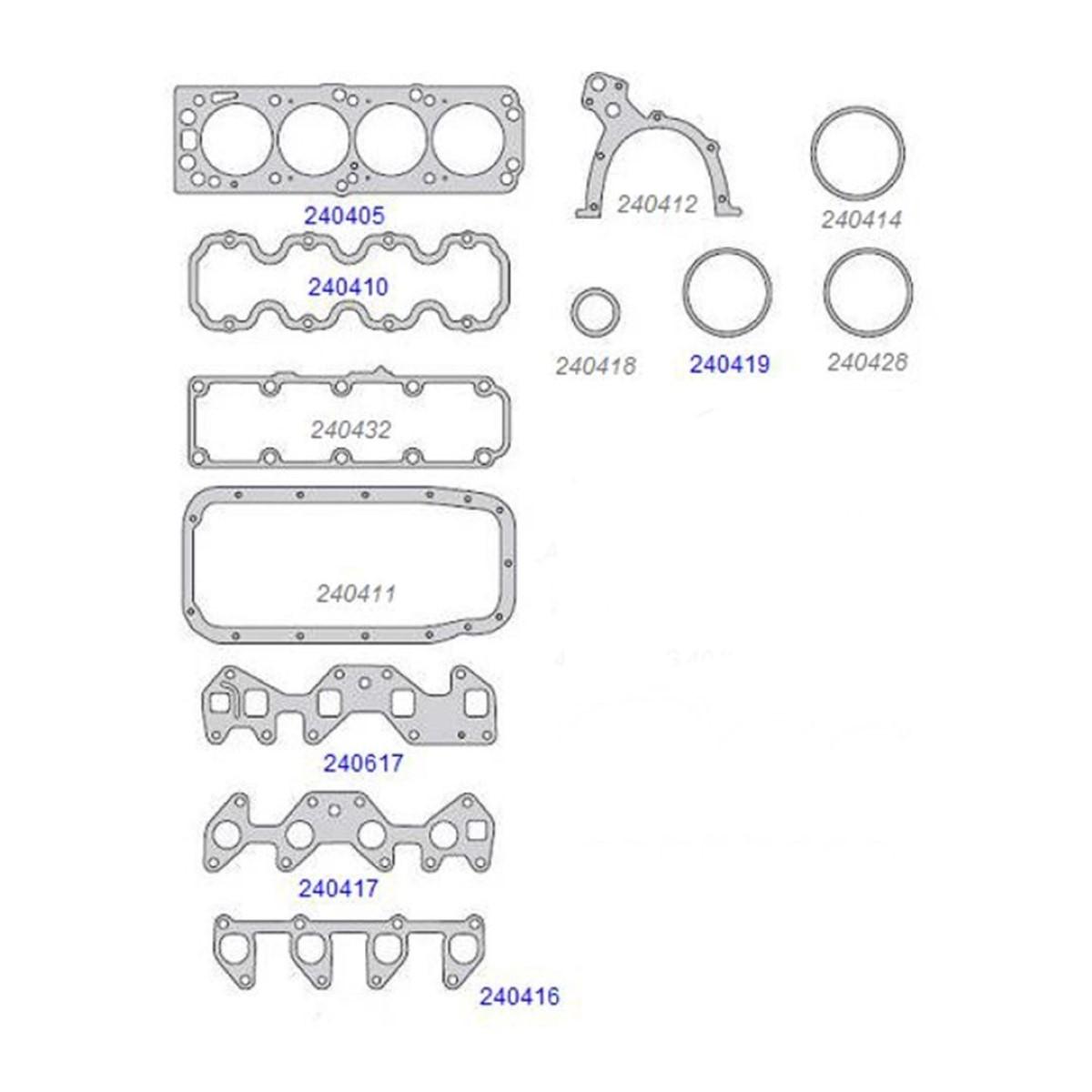 Junta Retifica Corsa 1.4 1.6 8V Mpfi Efi 95/ Taranto 240495
