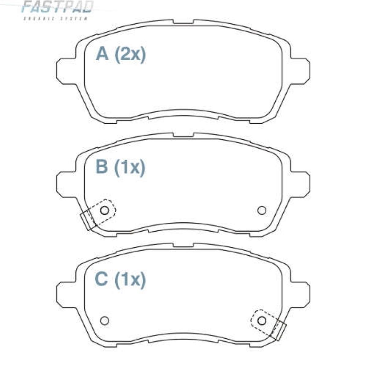 Pastilha De Freio Fiesta Ka Dianteira Fastpad Willtec Fp883